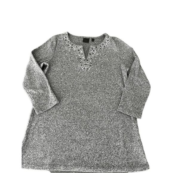 Rafaella Women's Embellished Sweater size S - Picture 3 of 9